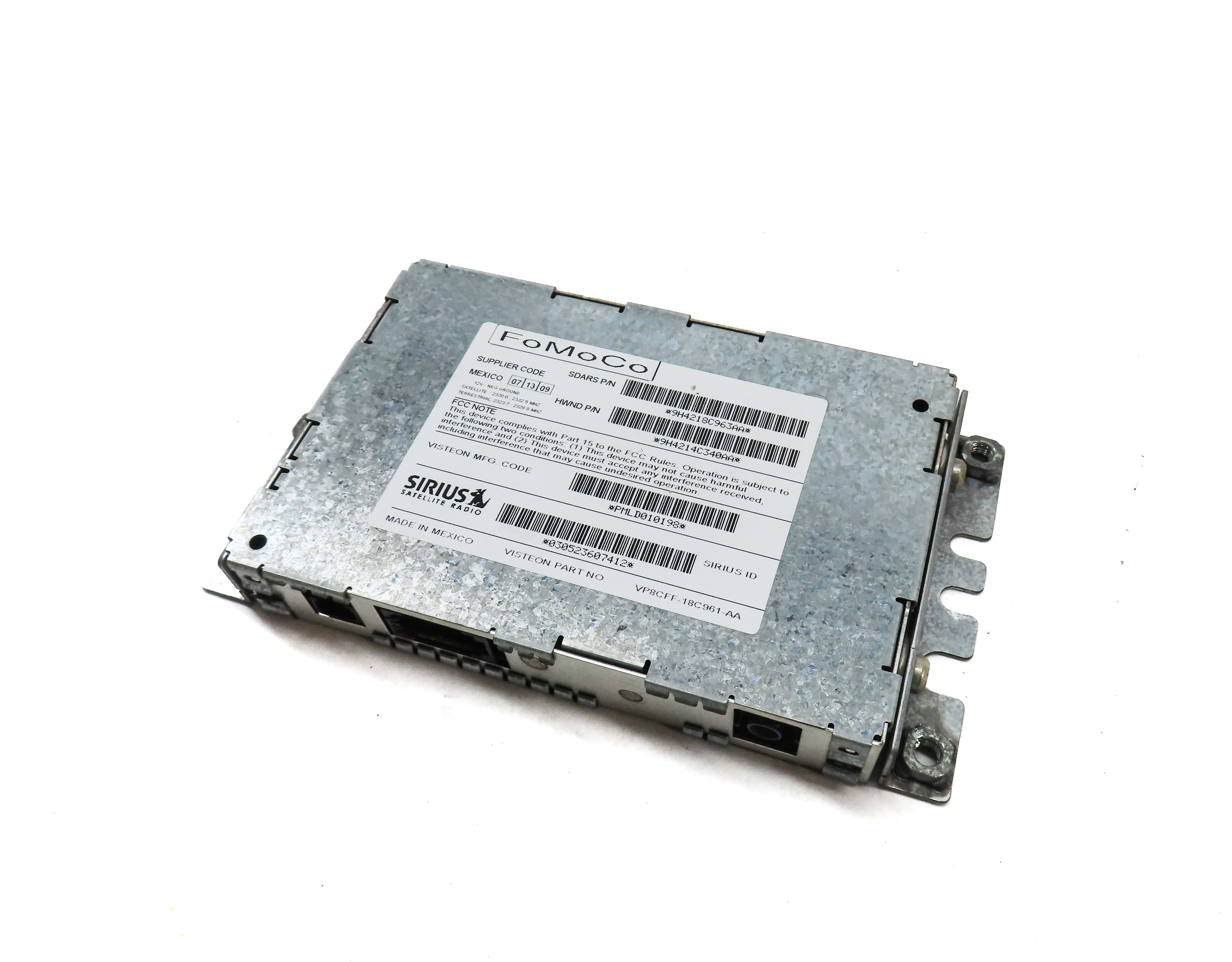 2010 LAND ROVER LR4 (L319) SIRIUS SATELLITE RADIO CONTROL MODULE — exact item pictured
